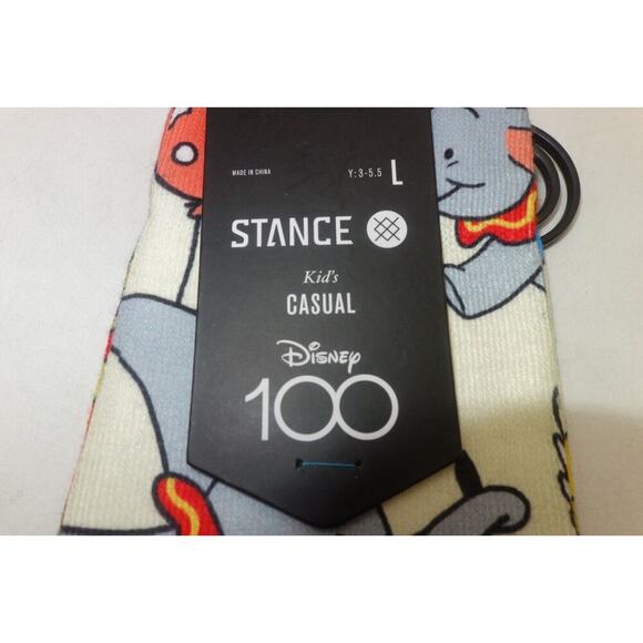 NEW Stance Disney 100 Dumbo Travis Millard Poly Crew Height Socks Youth 3-5.5 - Picture 3 of 10